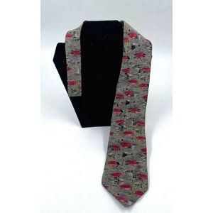 Pierre Balmain Necktie Men's Tie Pure Silk Multicolor Abstract Made in Italy 55"